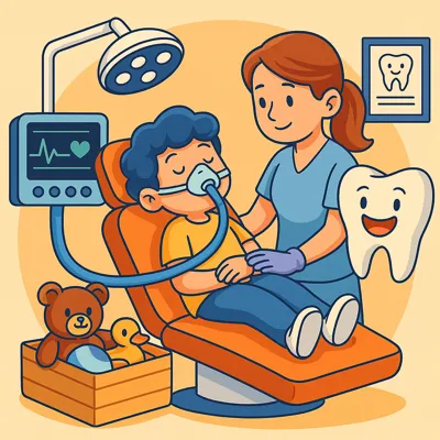 آرام‌بخشی ایمن و بدون ترس برای کودکان در دندان‌پزشکی