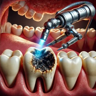 برداشت پوسیدگی با ابزار دندانی پیشرفته