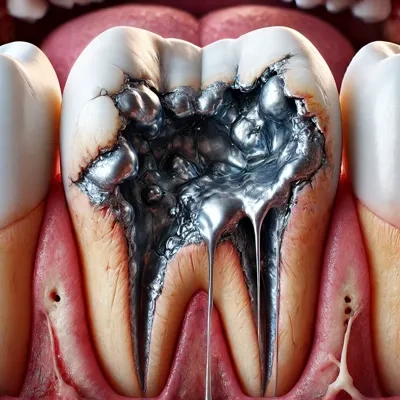 پوسیدگی عمیق و آسیب جدی دندان