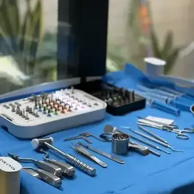 ست استریل جراحی ایمپلنت دندان آماده روی سینی