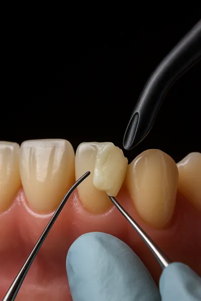 جایگذاری دقیق کامپوزیت در بیلداپ دندان