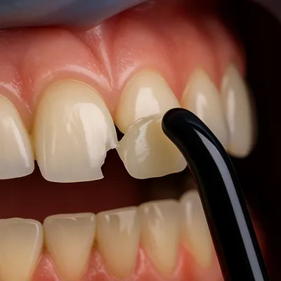 آماده‌سازی خمیر کامپوزیت برای بازسازی تاج دندان