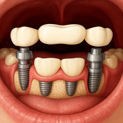 پروتز ثابت روی ایمپلنت با ظاهر طبیعی و استحکام بالا