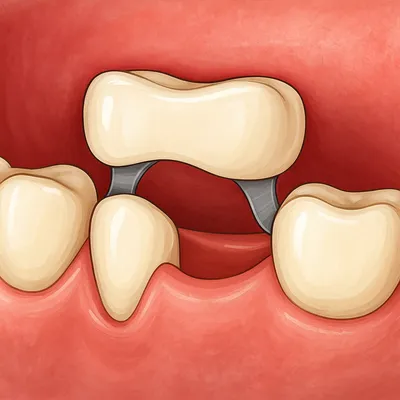 پروتز رزینی بالدار برای جایگزینی دندان قدامی
