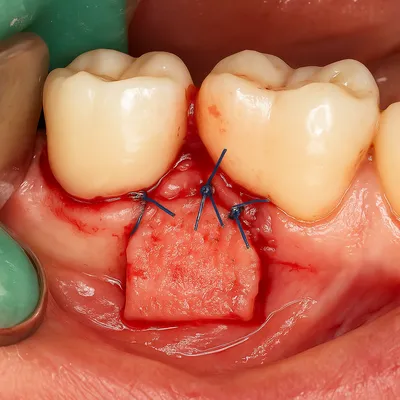 جراحی پیوند لثه برای ترمیم عقبرفتگی و التهاب بافت دهان