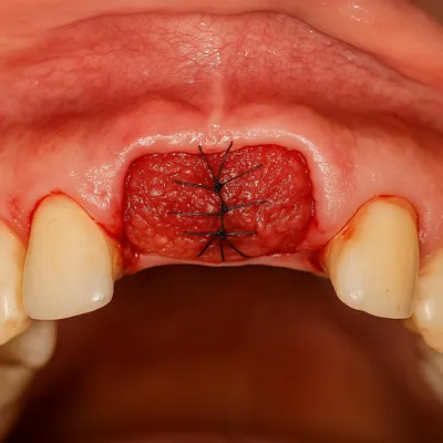 پیوند بافت نرم از کام جهت ترمیم التهاب و عقبرفتگی لثه