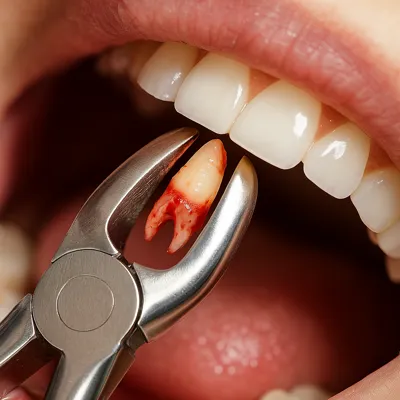 خارج کردن ریشه باقیمانده دندان با جراحی دهان و لثه