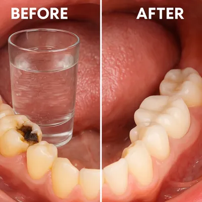 ترمیم دندان با کامپوزیت و حذف حساسیت به سرما