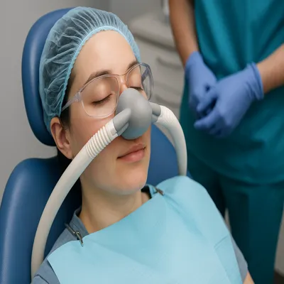 آرام‌بخشی دندان‌پزشکی با ماسک نیتروس‌اکساید