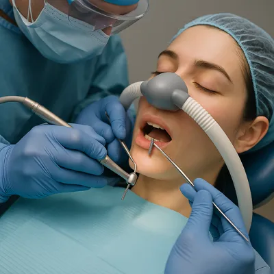 جراحی ایمپلنت زیر آرام‌بخشی دندان‌پزشکی