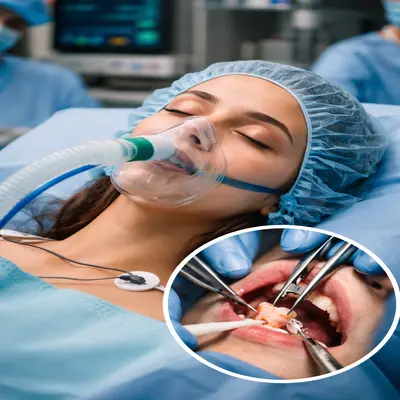 بیهوشی عمومی حین جراحی دندان عقل با لوله‌گذاری و پایش علائم حیاتی