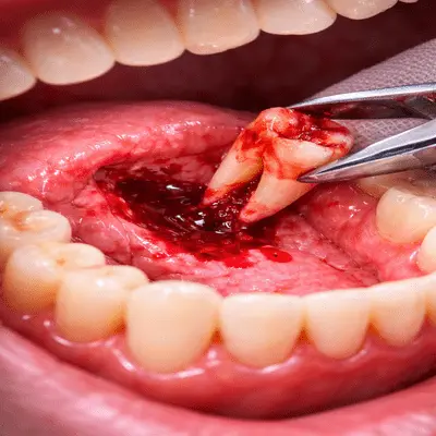 خونریزی بعد از کشیدن دندان در بیمار قلبی