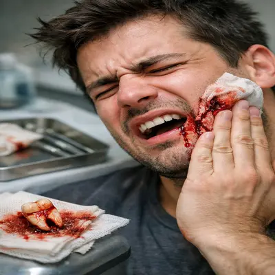 درد جراحی دندان عقل، خونریزی و تورم پس از جراحی با بیهوشی